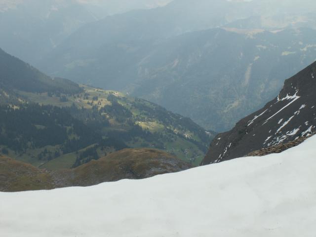 Blick runter nach Braunwald