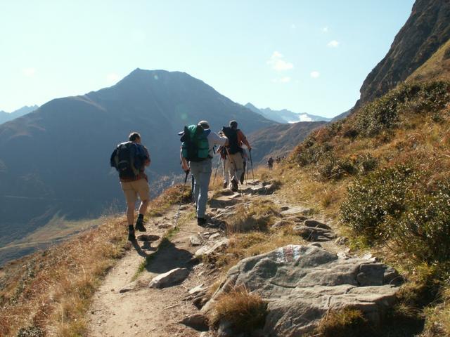 es geht Richtung Maighels Hütte