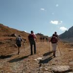 die Maighels Hütte in Reichweite