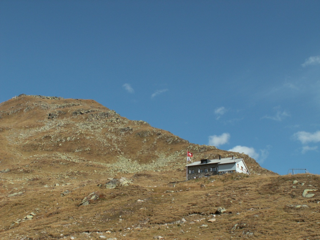 Blick zurück zur Maighels Hütte