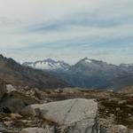 Blick Richtung Urner Berge Dammastock und Sustenhorn