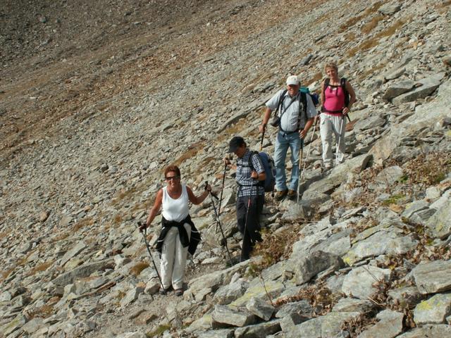 der Rest der Gruppe geführt von Irma