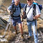 Präsi und Kassier fühlen sich wohl in dieser wunderbaren Gebirgswelt