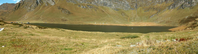 Breitbildfoto com Lago Cadagno