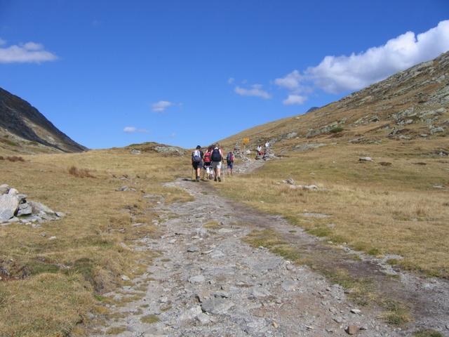 kurz vor dem Pass