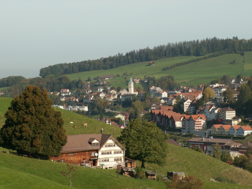 Blick zurück nach Herisau