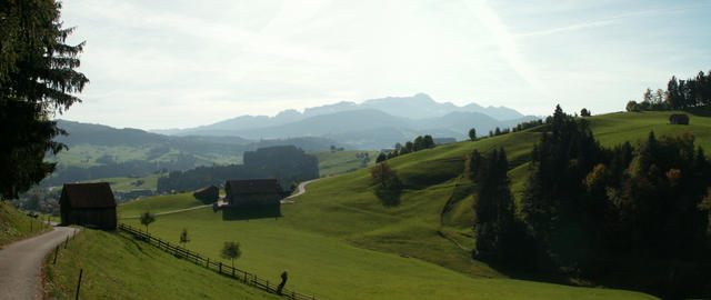 Breitbildfoto vom Hörnlipass