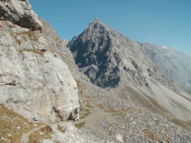 Mäusi auf dem Weg Richtung Salarueljoch