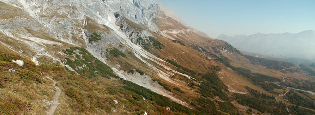 Breitbildfoto mit Blick Richtung Schesaplana Hütte