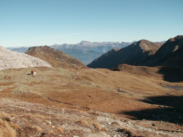 Blick vom Plasseggenpass Richtung Österreich