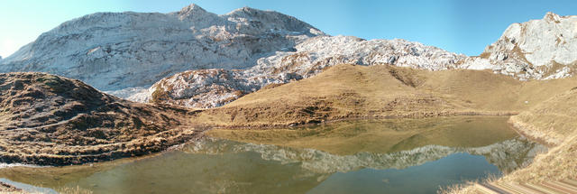 Breitbildfoto kurz vor dem Gruobenpass