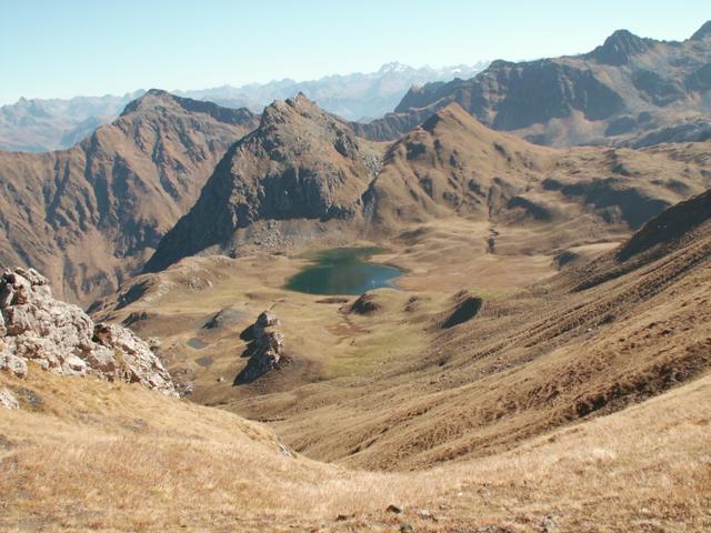 Blick runter zum Tilisuna See