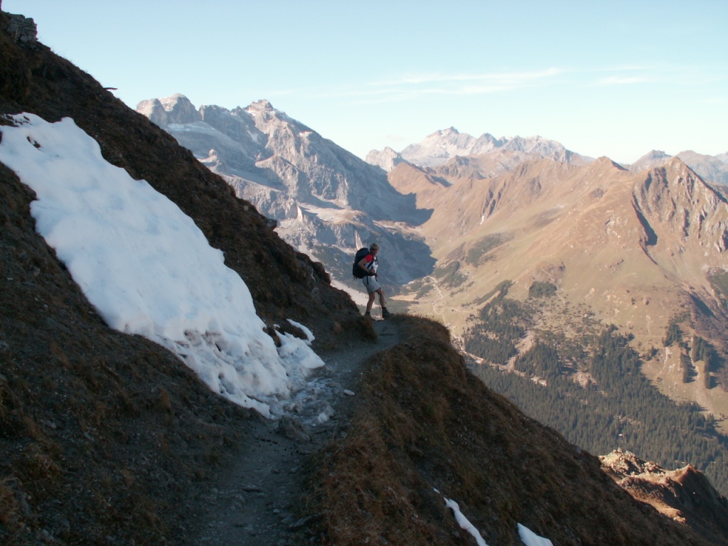 Mäusi hat den Weg zur Lindauer Hütte schon eingeschlagen