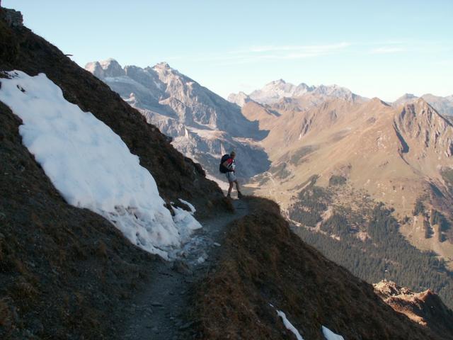 Mäusi hat den Weg zur Lindauer Hütte schon eingeschlagen