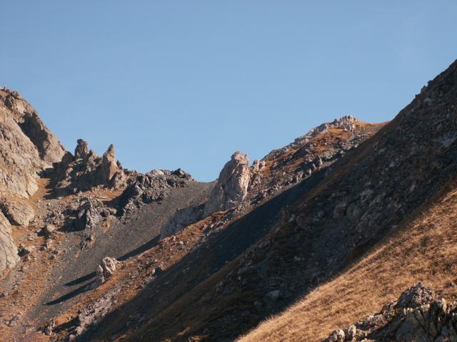 Blick zurück zur Schwarze Scharte