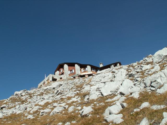 tschüss Carschina Hütte