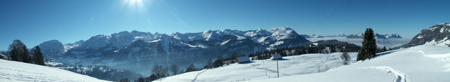 Breitbildfoto Schwyzer und Urner Berge