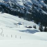 Blick runter zur Druesberghütte