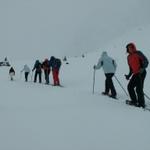 und laufen Richtung Carschina Hütte