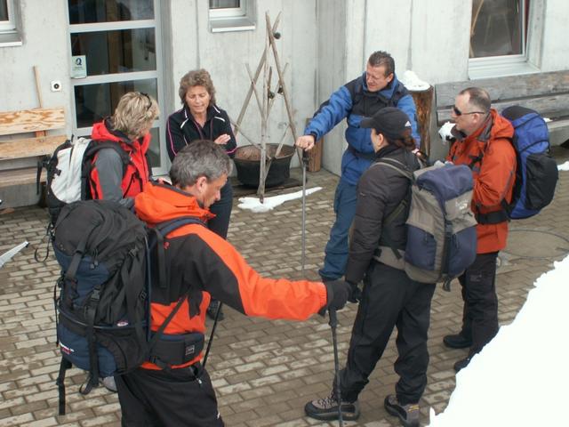 Besprechnung mit Käthi