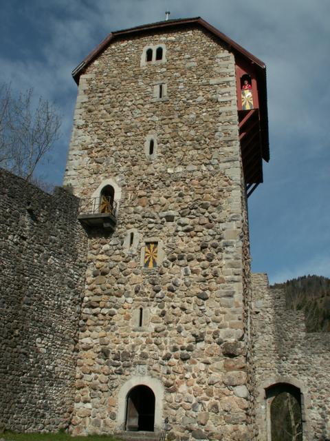 Burg Iberg mit Burgdame