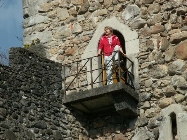 schöne Aussicht vom Balkon