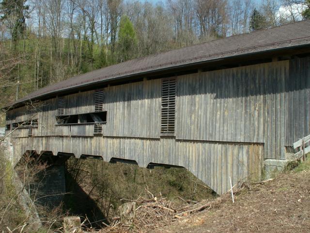 alte Holzbrücke über den Aabach bei Neuhaus