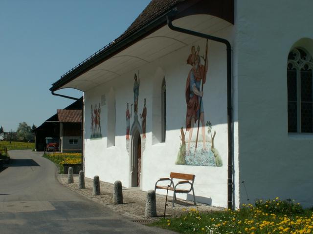 St.Jost Kapelle mit Wandmalereien