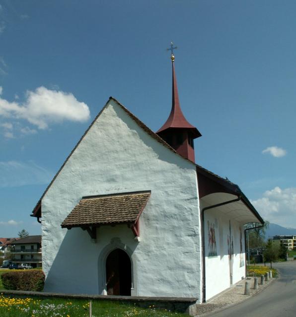 wir verlassen die wunderschöne St.Jost Kapelle