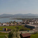 Breitbildfoto von Lachen