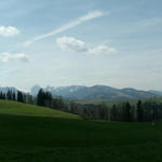 Breitbildfoto bei St.Meinrad mit Blick Richtung Einsiedeln