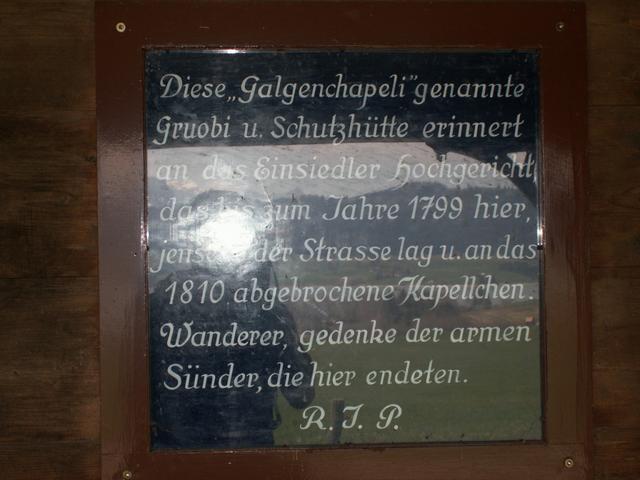 Gedenktafel für die Hingerichteten