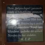 Gedenktafel für die Hingerichteten