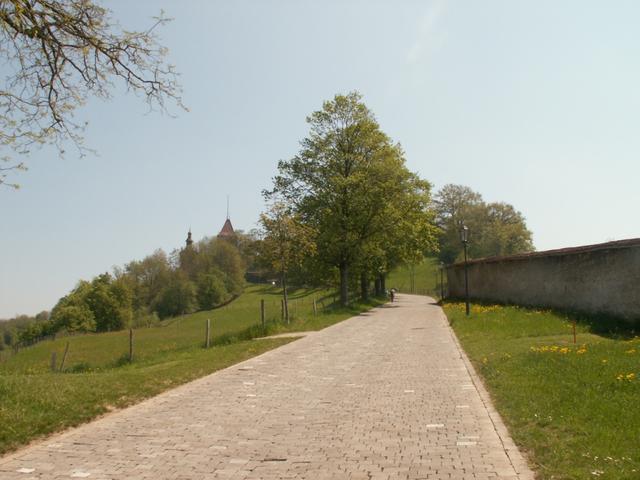 es geht aufwärts Richtung Loretokapelle