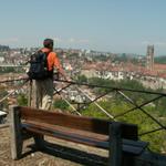 von der Loreto Kapelle hat man eine grandiose Aussicht auf Fribourg