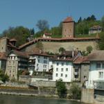 Berner Turm mit Stadtmauer