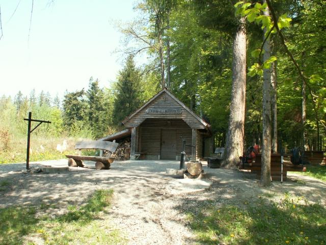 Rastplatz im Bois Cornard, sehr schön