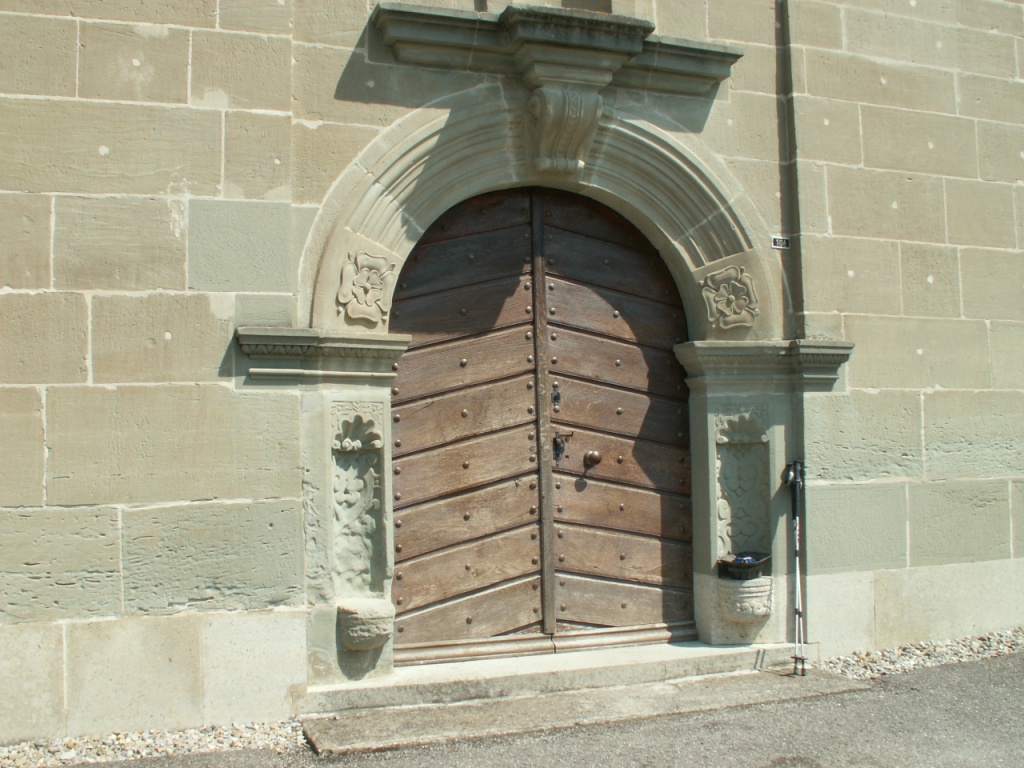 der schöne Eingang der Kapelle