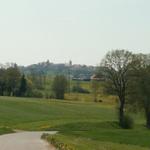 Romont taucht im Horizont auf