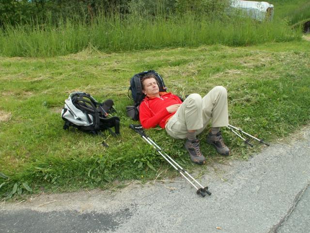 Franco macht eine kleine Pause