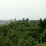 Breitbildfoto von Lausanne von der Kapelle Le Signal aus gesehen