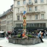 Brunnenplatz, Altstadt von Lausanne