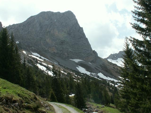 Blick Richtung Rossflue und Übergang Chringe