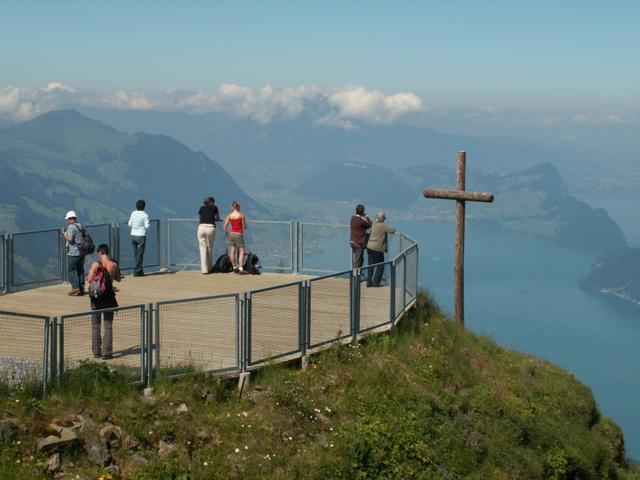 Aussichtskanzel auf dem Fronalpstock 1922 m.ü.M.