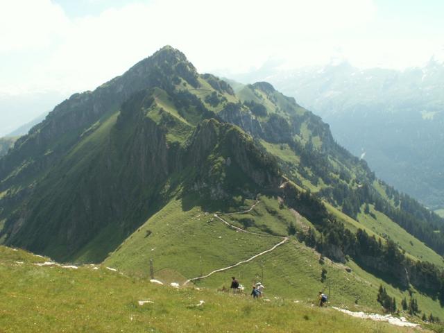 wir wandern runter zum Furggeli 1732 m.ü.M.