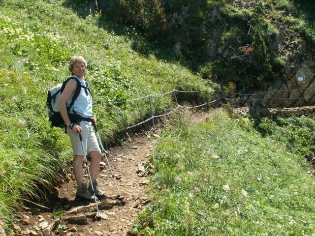 Mäusi ist begeistert vom Wanderweg