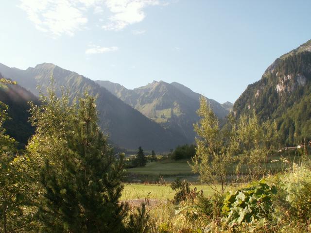 Blick ins Sihltal 930 m.ü.M.