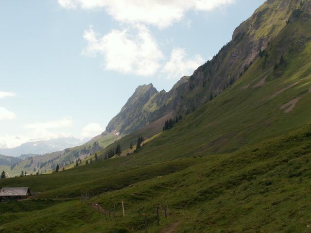 Blick zurück zum Saaspass