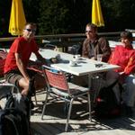 Franco, Elvira und Jörg beim Kaffee