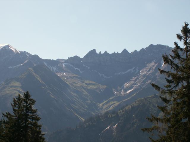 Blick Richtung Tschingelhoren mit Martinsloch